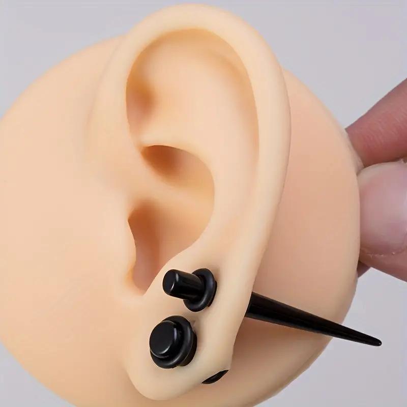 126Pcs Acrylic Taper Ear Stretching Kit, 14G-00G Ear Gauges Stretching Set with O-Rings, Hypoallergenic Ear Tapers for Piercing Stretching for Women Men