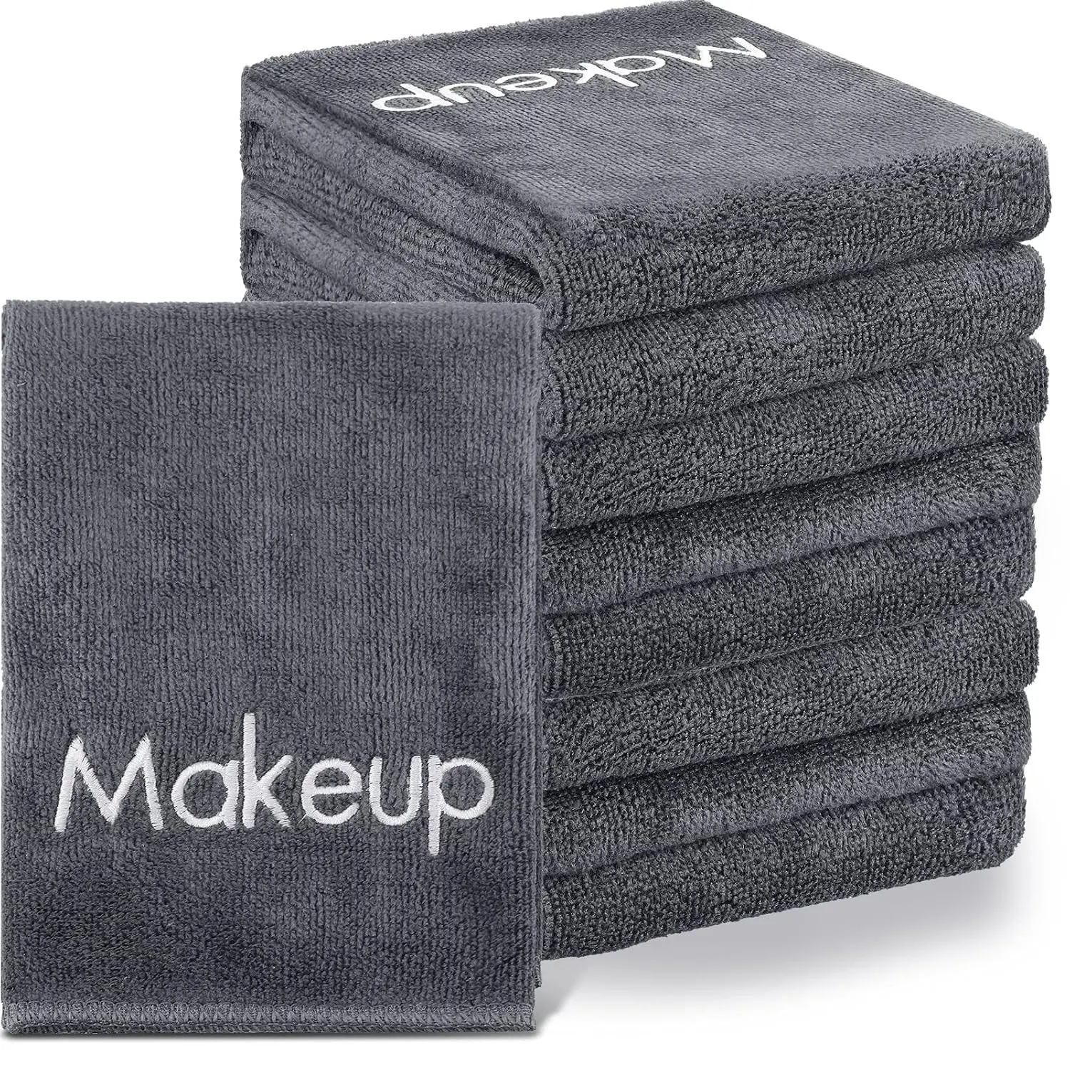20 Pcs Makeup Towel Face Washcloth Microfiber Makeup Remover Cloth