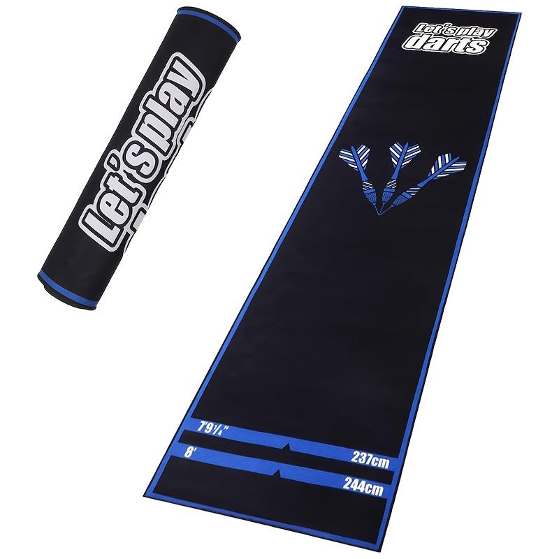 1 Professional Dartboard Mat | Darts Gear, Steel and Soft Darts Compatible, Includes Toss Line, Protects Floor and Dart Tips, Polyester Fiber