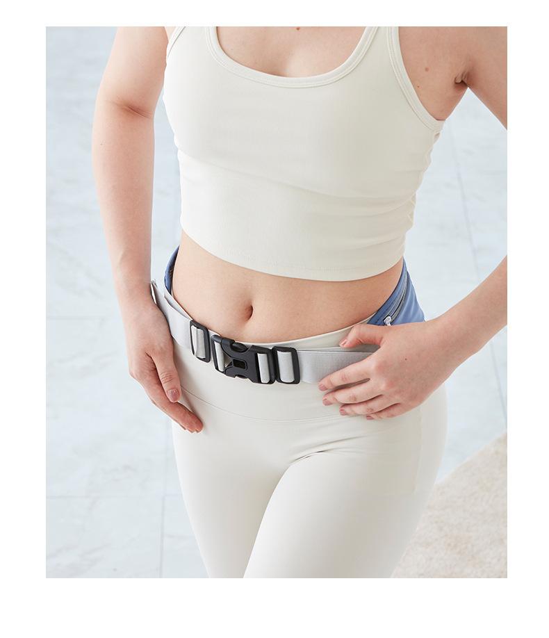 New sports fanny pack belt outdoor running fitness belt yoga invisible light fanny pack close-fitting belt equipment