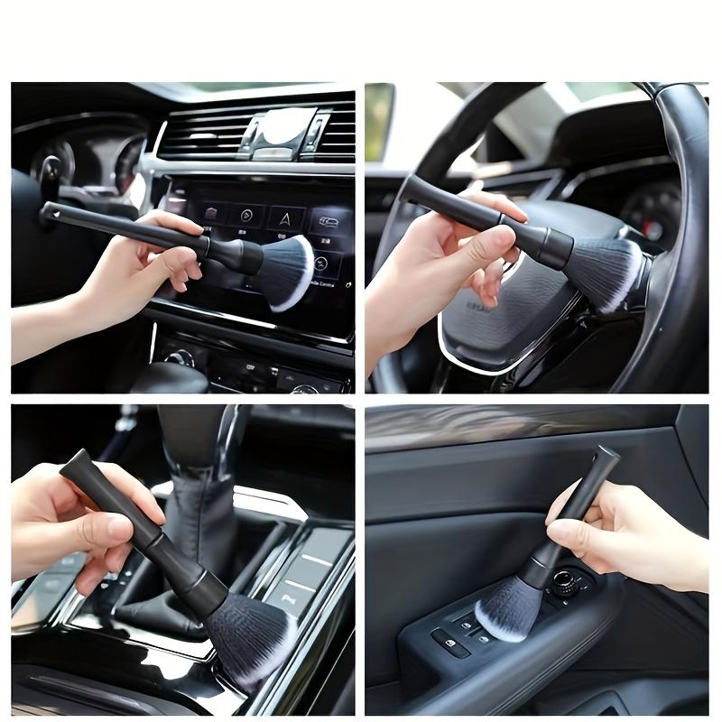 Car Interior Detailing Brush, Soft Bristle Cleaning Brush, Auto Detail Dusting Brush, Multifunctional Car Dash Duster Brush, Car Interior Cleaning Tool