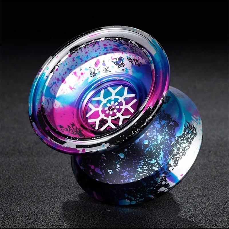 Fashion 10 Ball Bearing Metal Yoyo High Speed Unresponsive Yo Yo Toys Professional Alloy Aluminum Yoyo Ball 1A/3/5A