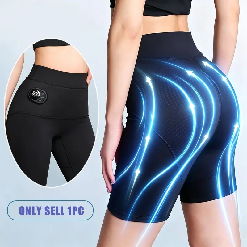 EMS Massage Fitness Butt Lifter Pants, Shaping Body Training, Slim Legs, Tummy Control, Seamless Sculpting, Tightening, Lifted Buttocks, Yoga Pants