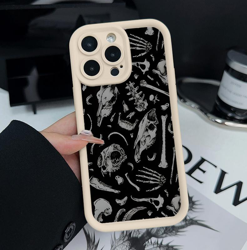 Sheep Skull Pattern Case for iPhone 17 Pro Max 16 16e 15 14 Plus 13 12 11 Air XR X XS Drop Protection Shockproof Soft Silicone Cover Gifts for Women Men Girls Boys Sheep Skull Pattern Case for iPhone 17 Pro Max 16 16e 15 14 Plus 13 12 11 Air XR X XS Drop Protection Shockproof Soft Silicone Cover Gifts for Women Men Girls Boys