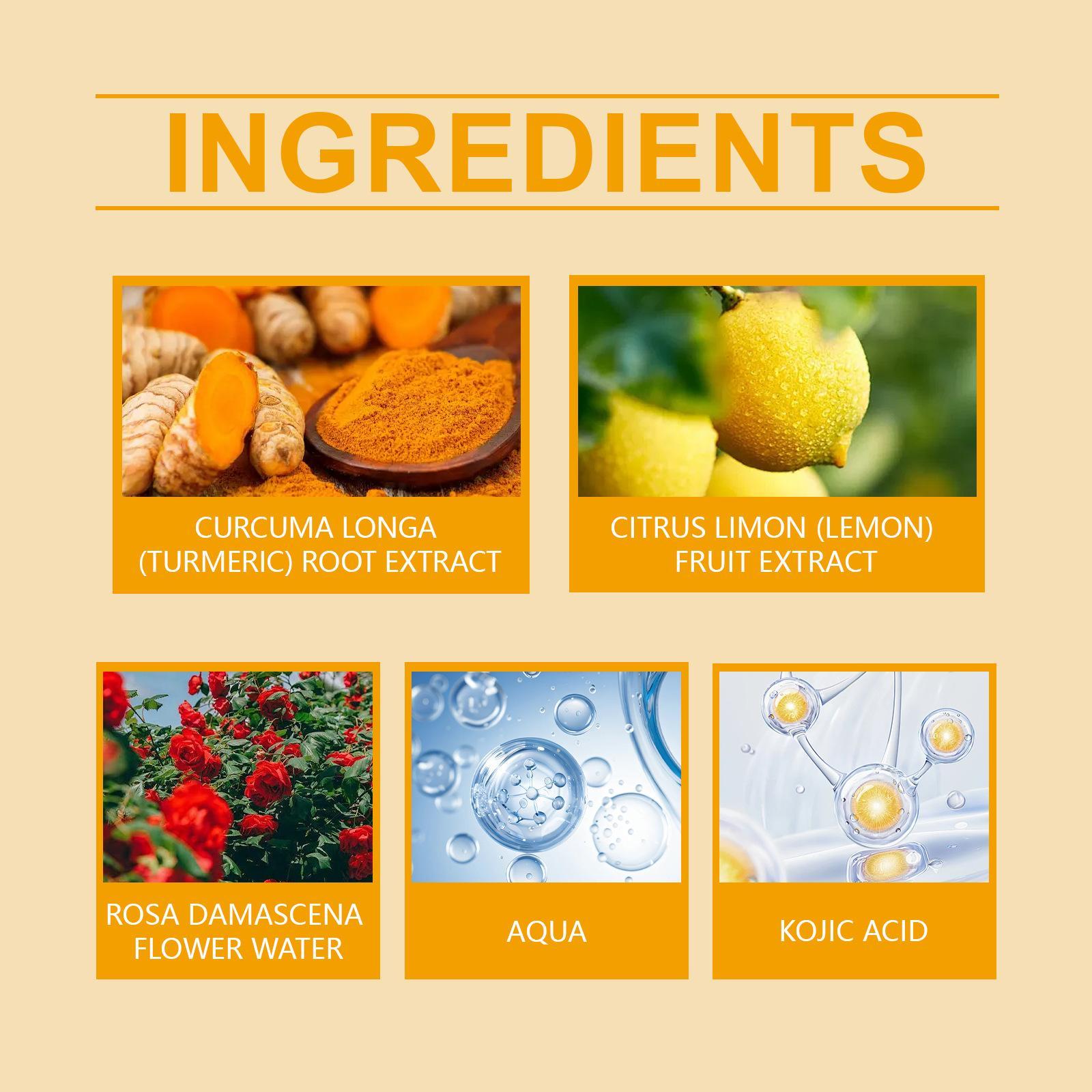 Turmeric Facial Cleanser, 6 Counts/set Gentle Moisturizing Facial Cleanser, Facial Skin Care Product for All Skin Types, Facial Wash