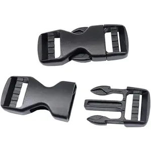 Side Release Buckles Heavy Duty Plastic Buckle Snap Clips Clasps Backpack Buckle Replacement for Strap