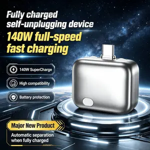 140W Type-C Battery Guard Charging Accessory - Auto Eject, Auto Stop, Anti-Overcharge Design for Smartphones, Laptops - Safe for Overnight Charging