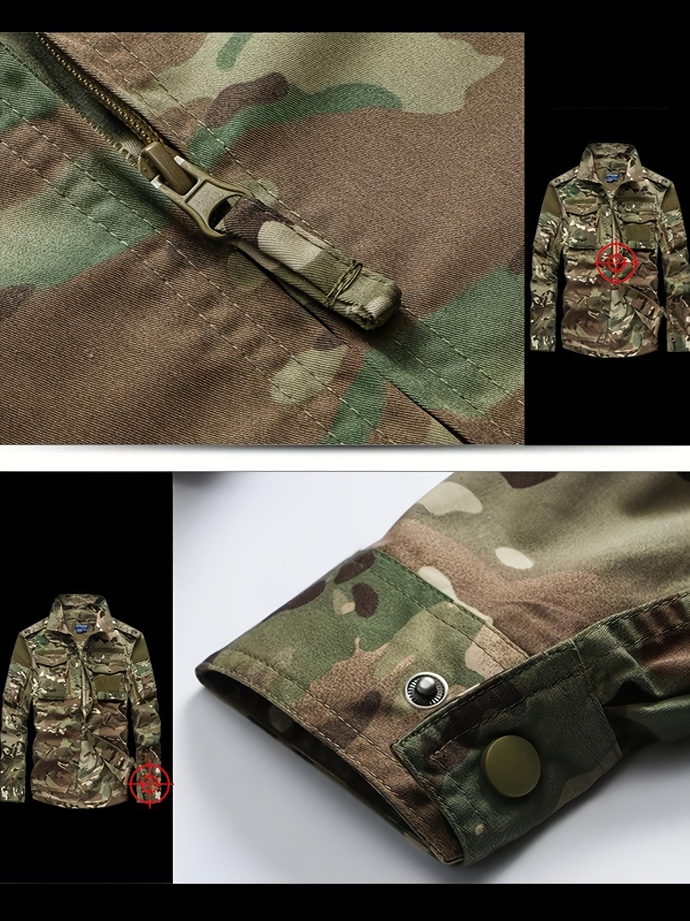 High-Quality Training Uniform Outdoor Acu Uniform Original Durable Lightweight Training Outdoor Jacket Outdoor Fitness Training Pants Suitable for Hiking, Logging, Blacksmithing, Camping, Sports, Fishing