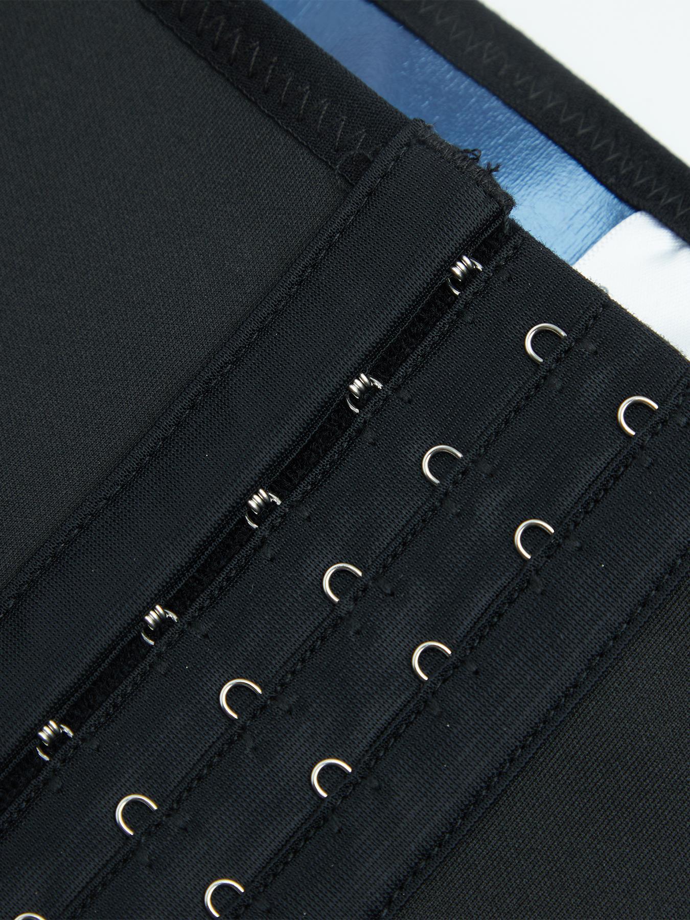 Women's Plain Zipper Waist Trainer, Basic Tummy Control Hook Closure Fajas Colombianas Shaper, Summer Outfits 2026, Women's Tummy Control Clothing, Shapewear