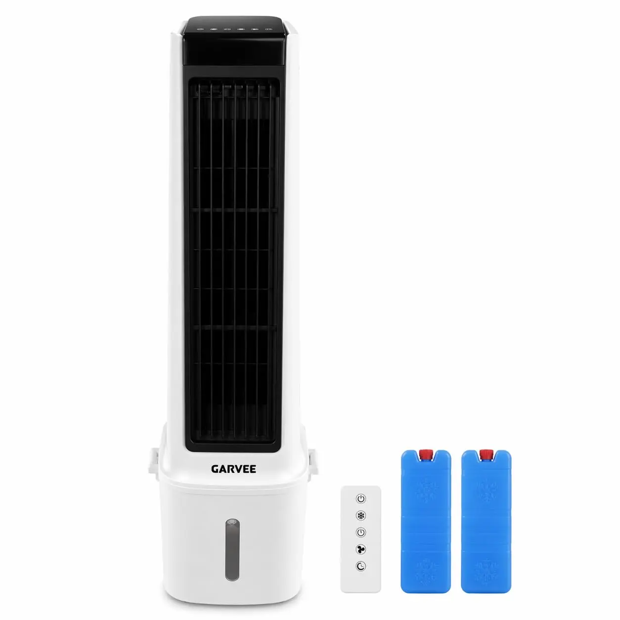 Garvee 3-Speed Portable Air Conditioner Fan – Evaporative Air Cooler with Remote, Dual Mist Modes, 1600ml Tank, 2/4/8H Timer, Adjustable 60° Airflow, Quiet Night Light, Compact Desktop Personal AC Unit, Energy-Efficient Room Cooling – Bedroom, Dorm,