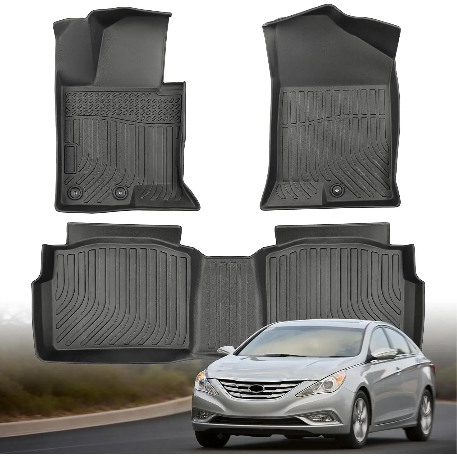 3) For Hyundai Sonata | 2011-2015 | 1st & 2nd Row