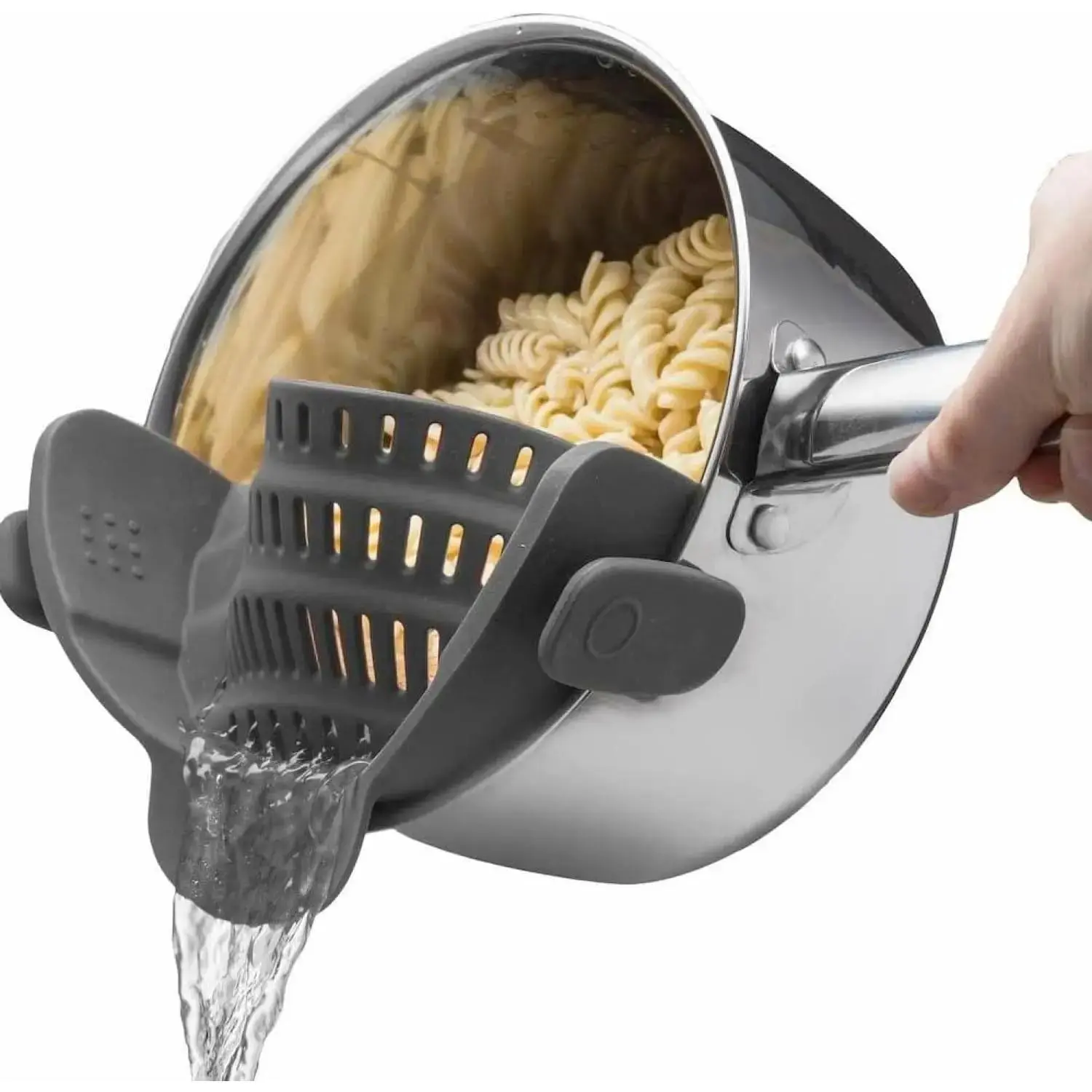 Kitchen Utensils Colander Pot Strainer - Draining Tool for Pasta, Vegetables, Pots, Pans, Bowls | Hardware Accessory, Draining Pasta
