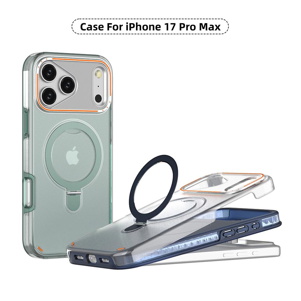 Bracket phone case for iPhone 17 Pro Max, PC+TPU two-in-one phone case