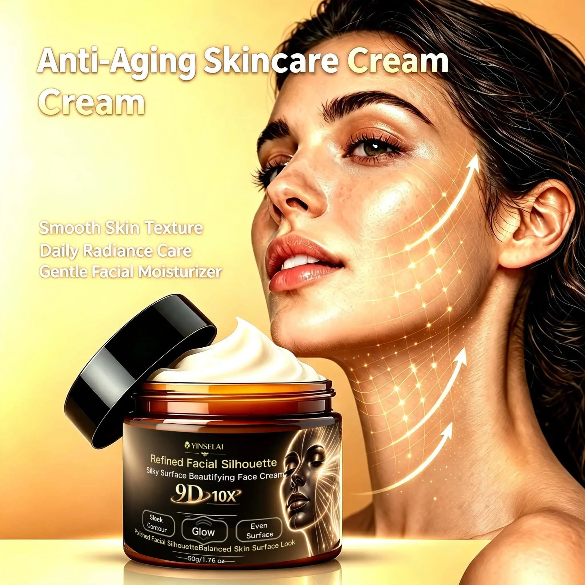 Niacinamide + Vitamin C Brightening Cream, Even Tone & Dark Spot Corrector, Daily Radiance Booster for All Skin Types, Single Item Pack