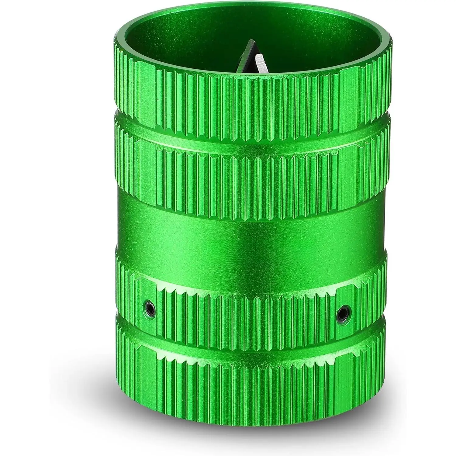 Deburring Cutters, Copper PVC Tube Reamer Tool Plumbing Tools 1/4'' to 1-5/8'' Inner Outer Reamer Pipe Tubing Chamfer for Metal PVC PPR Copper Brass (Green), Stainless Steel, Metal/Pvc/Copper