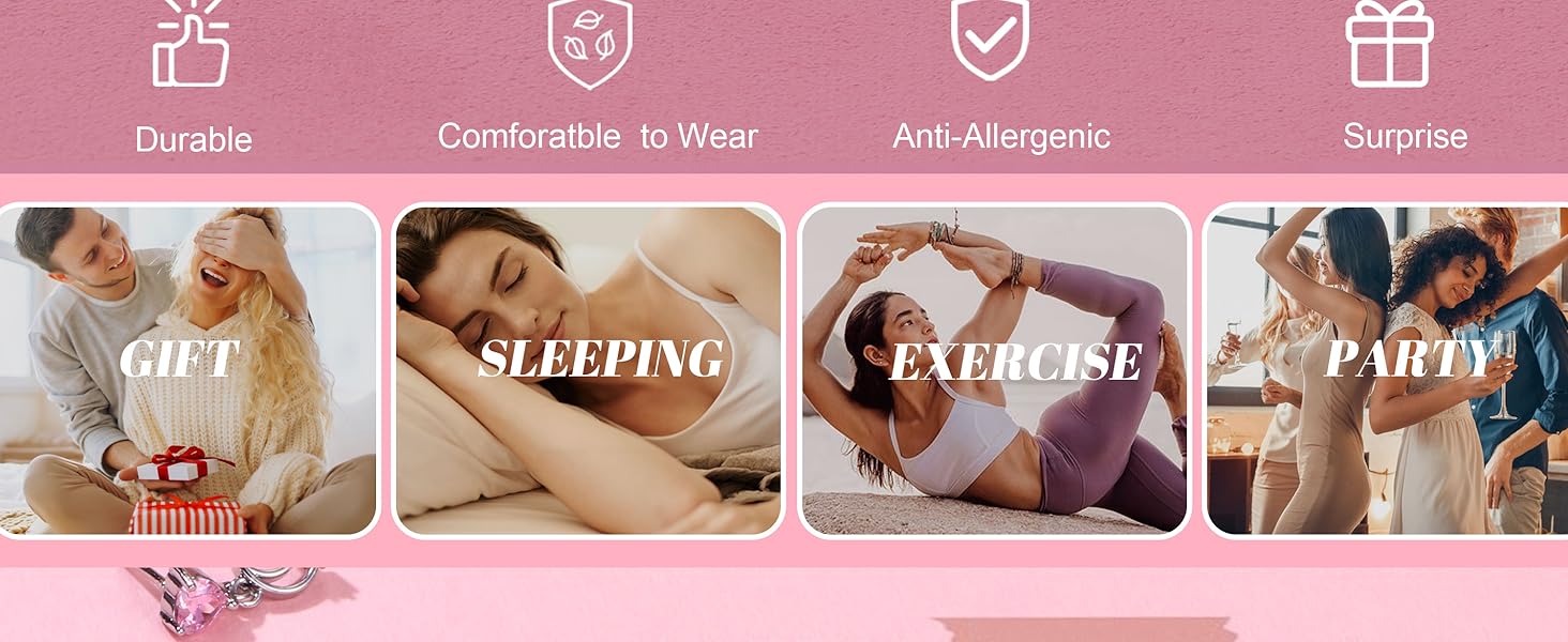 Fansilver 12PCS 20G Nose Rings Surgical Stainless Steel L Shaped Nose Studs for Women Men CZ Heart Butterfly Flower Leaf Moon Dangle Cute Nose Piercings Studs Screw Jewelry Pink