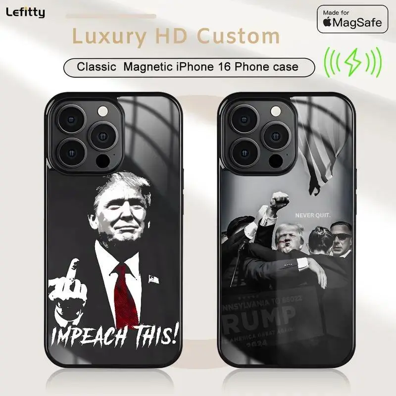 Hyperrealism Art Waterproof iPhone Casing & TPU Screen Protector Set - MagSafe Magnetic Wireless Charging, Glam Elegant Design for iOS iPhone 16/15/14/13/12/11 Multi-Model Series (15 Pro Max, Pro, Plus, Mini) - Mobile Phone Accessory