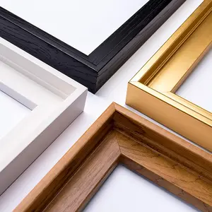 8x12 Canvas Floater Frame, Floater Frame for 0.6"-0.9" Deep Canvas Painting, Floating Frames for Oil Paintings, Painting Frames Kit(8"x12", Nut Brown)