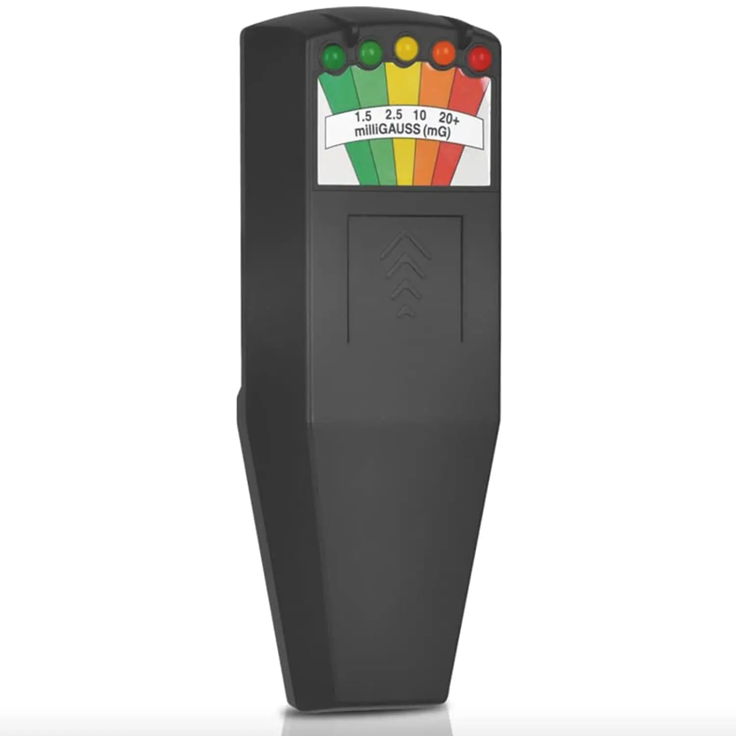 EMF Meter with LED , 1.5-20+ milliGAUSS Range, Black