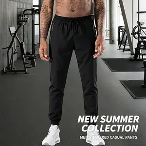 2026 New Summer Multi-functional Softshell Pants for Middle-aged Men, Business Casual Outdoor Thin Breathable Ice Silk Tapered Long Trousers for Men