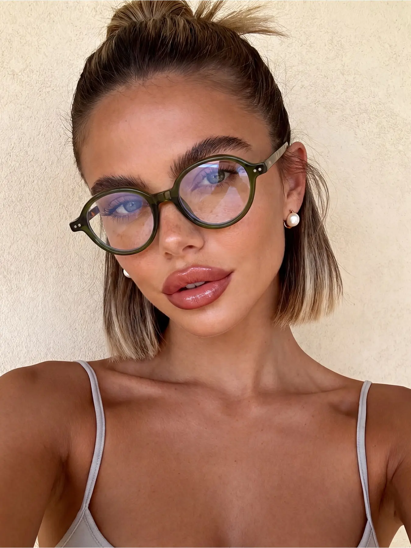 1 pair of men's and women's vintage oval studded glasses, suitable for outdoor outfits, daily office work, studying and living, using mobile phones, books, back-to-school season, vacation photography, and other occasions.