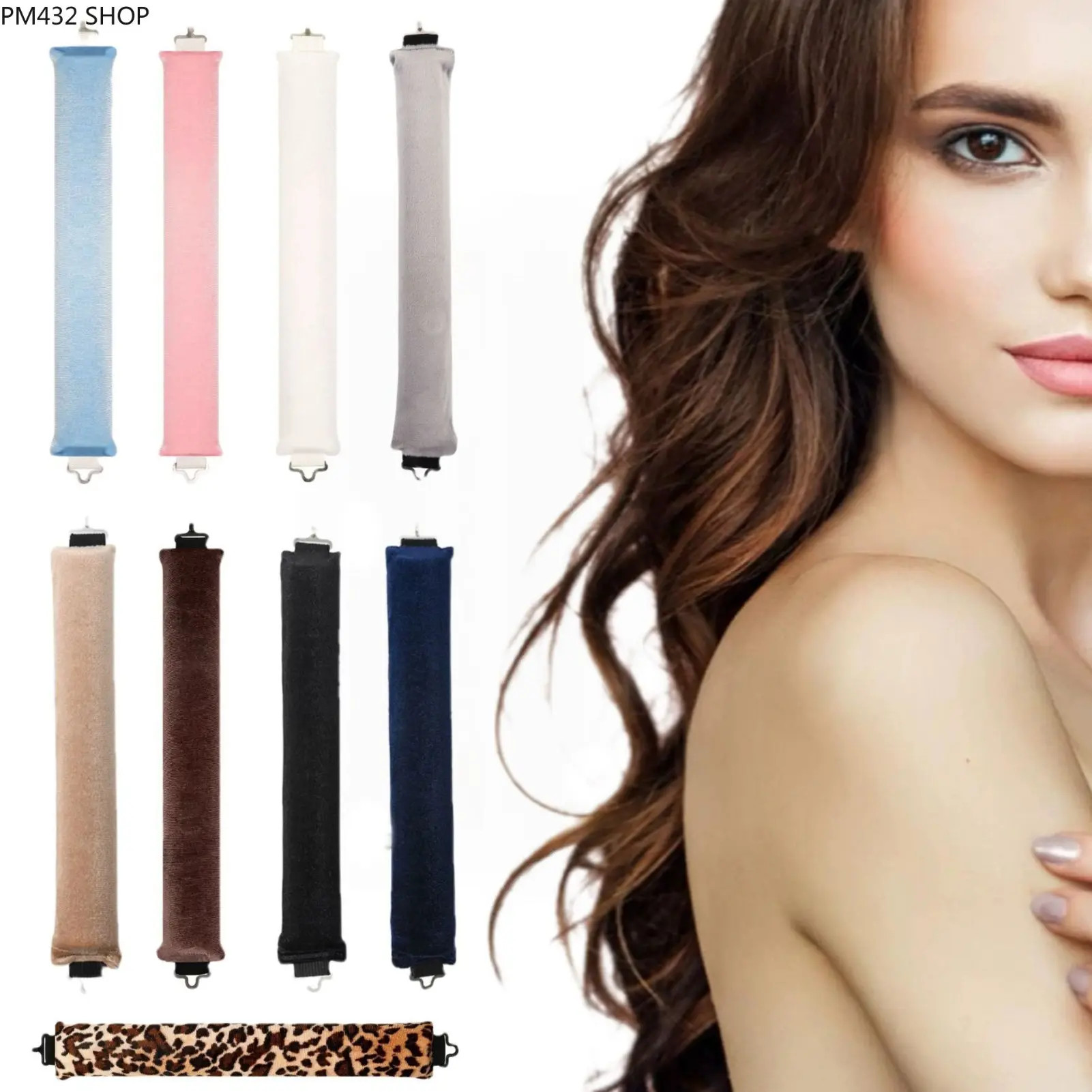 Heatless Curling Rod Headband Set – 3Pcs No Heat Hair Curlers for Women, Soft Wave Overnight Hair Styling Tool, DIY Big Curl Roller Kit for Long & Medium Hair