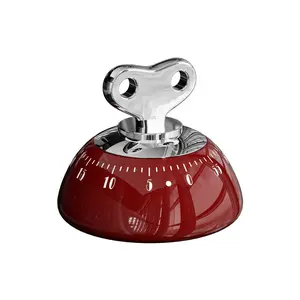 Kitchen Magnetic Timer Light Luxury Accurate Countdown Timer Adsorption Desktop Refrigerator Mechanical Timer