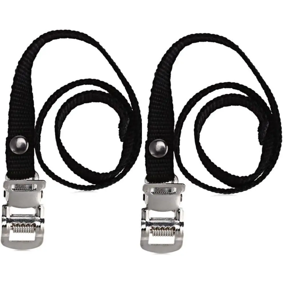 Bike Pedal Straps - 1-Pair Pack Universal Replacement Straps, Fits Most Bikes, Compatible with Exercise Spin Equipment