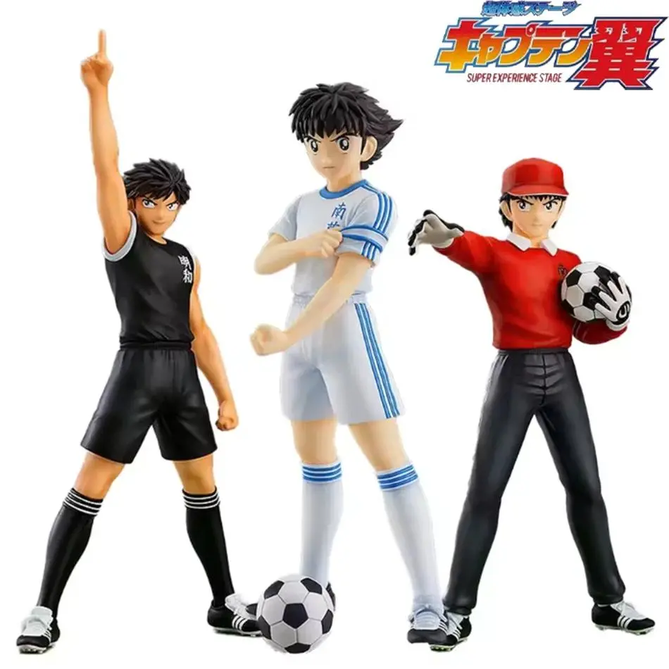 New Captain Tsubasa Anime Figure Ozora Tsubasa Action Figures Hyuuga Kojirou/Wakabayashi Genzou Figurine Collection Model Toys