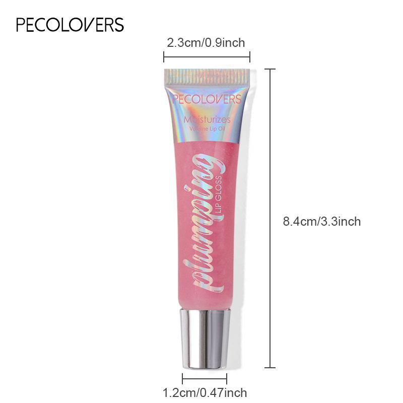 Long Lasting Moisturizing Jelly Lip Gloss, 1 Count Glitter Plumping Lip Glaze, Water Light Mirror Liquid Lipstick, Women Lips Makeup Cosmetics