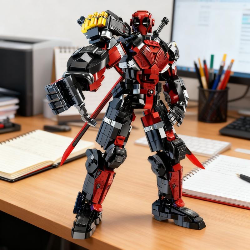 New series of mecha warrior building block assembly models, 2000+PCS robot models, DIY Christmas gifts for adults and children