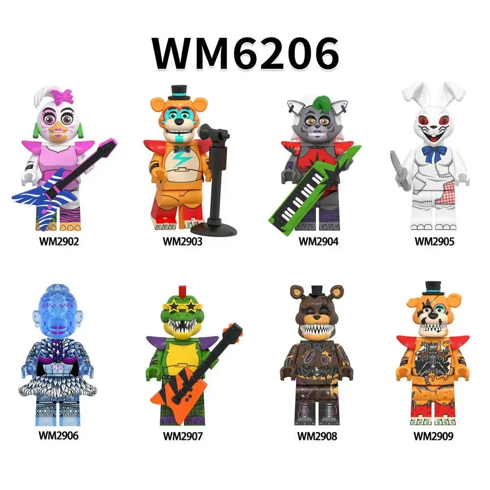 2026 Anime Cartoon Model Bricks Horrible Thriller Mini Compatible Assemble Puzzle Toy Building Blocks Ornament Birthday Gift