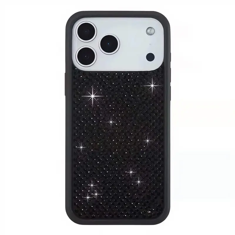 High-End Pearl Powder Luxury Starry European Customized Acrylic Pearl Smartphone Cover - Flash-Fit, Protective, Anti-Drop, Flush Mount, Waterproof Accessory for iPhone 13-17 (ip13-ip17) Series, Phone Protection & Smartphone Accessories
