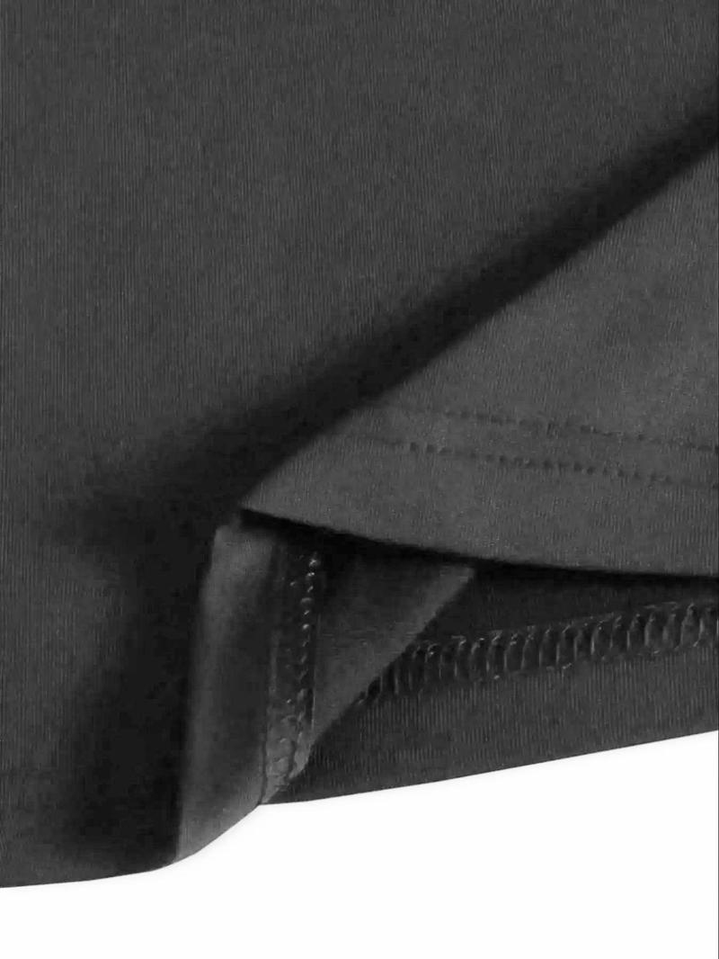 Men's Flag Print Round Neck Long Sleeve Tee, Athletic Sports Clothing, Regular Fit Casual Crew Neck T-shirt for Fall & Winter, Men's Top for Daily Wear