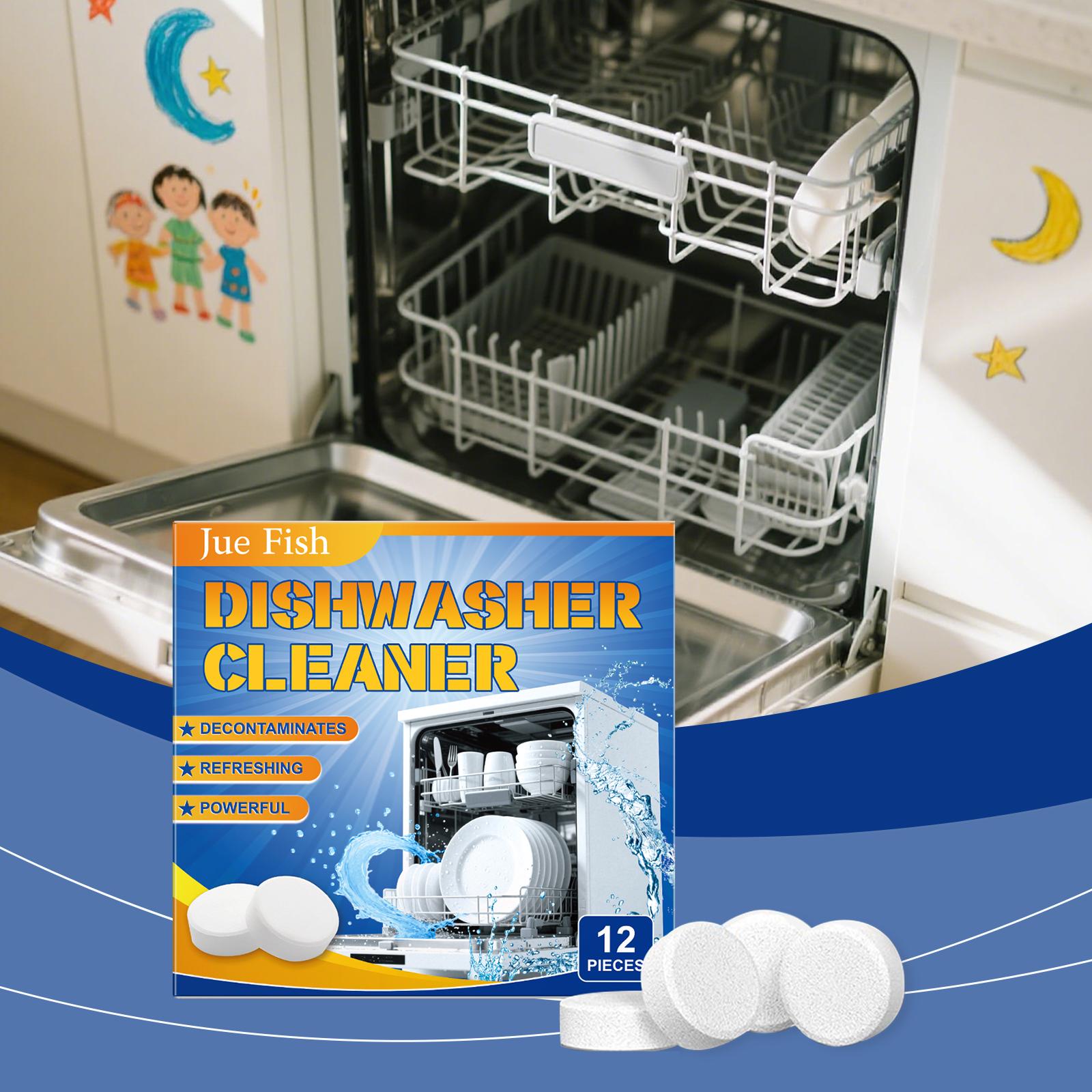 Dishwasher degreasing cleaning tablets remove grease, reduce scale, keep dishes clean, and are suitable for household cleaning