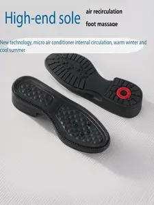 Women's Replacement Rubber Sole, Air Circulation Structure and Foot Massage, High Breathability, Anti Slip and Odor Resistant Sole, New Shoe Making, Shoe Material, Old Shoe Repair Material, Leather Shoes, Casual Shoes, Sports Shoes Sneakers Sole