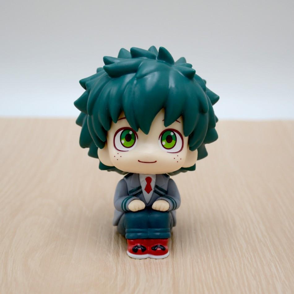 10cm boku no hero academy anime figure midoriya izuku action figure bakugo katsuki/todoroki shoto statuette pvc collection toys