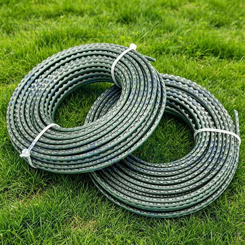 Grass Weeding Rope (3.0mm X 15m), Dual Color, Toothed Design, Hanging Hook Included, Sold Individually & Pairs
