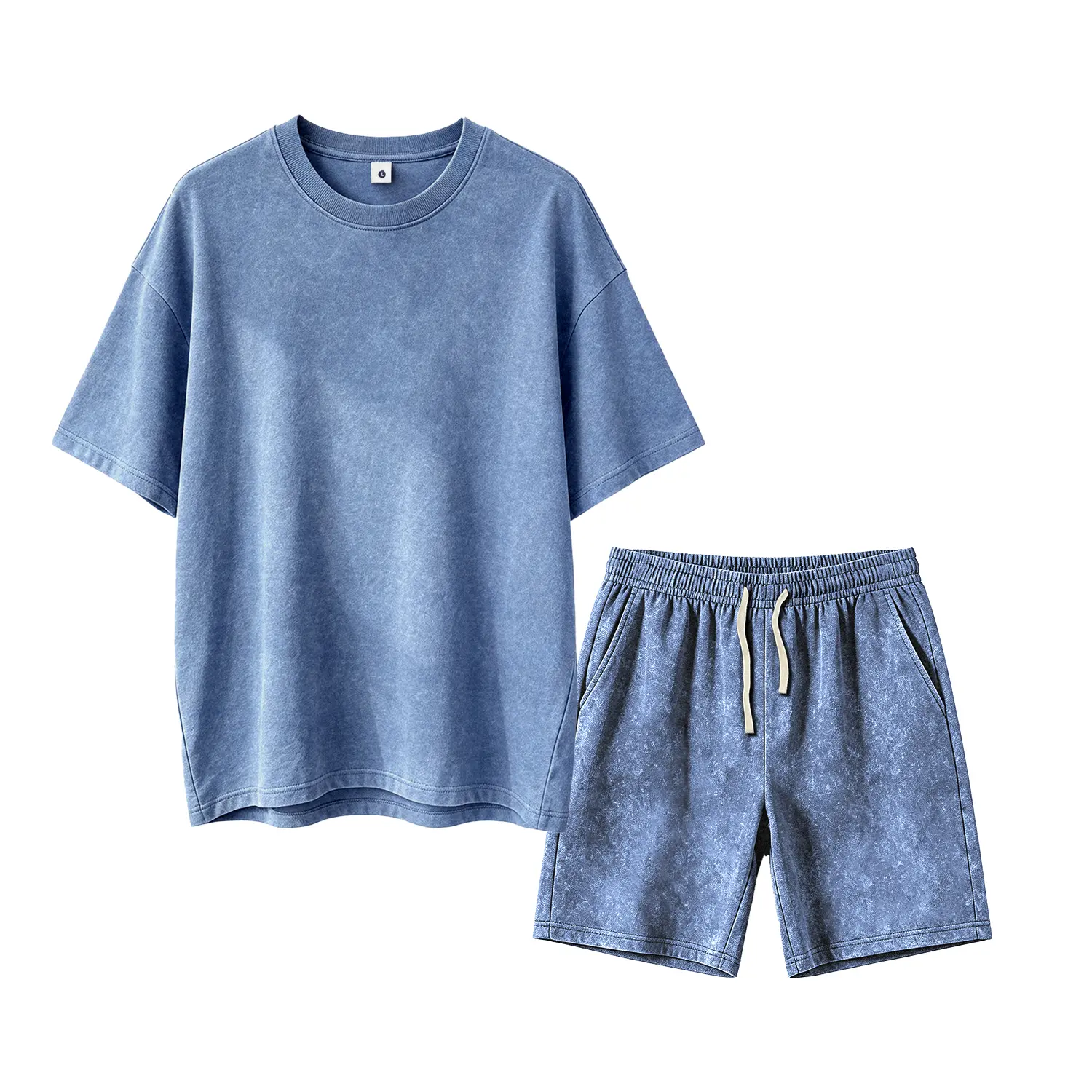 Acid Wash Blue