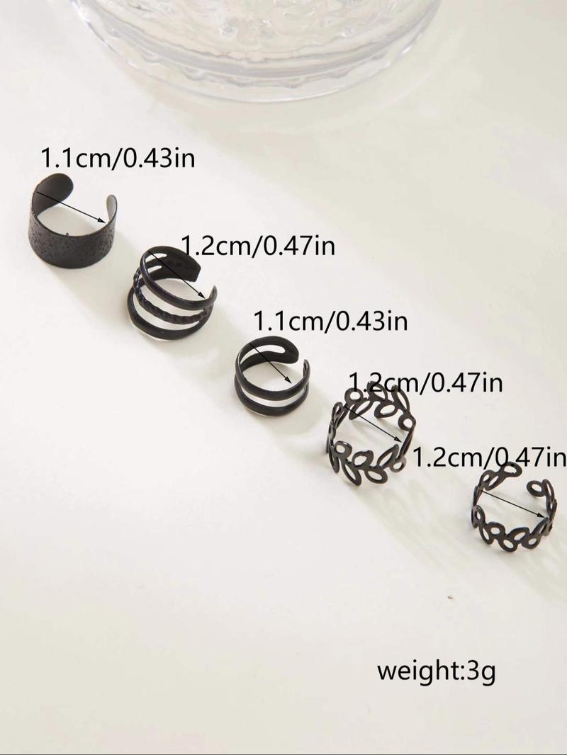 Women's 2024 Summer Hollow Out Ear Cuff, Hollow Out Design C-shaped Ear Cuff, Ear Jewelry for Party, Daily Decor for Girl