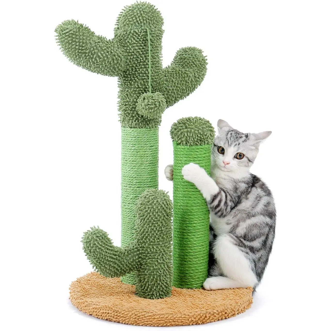 Cactus    23” Scratcher with  Ball