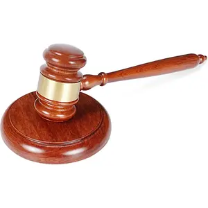 Wooden Gavel and Block Set, Wooden Gavel and Sound Block Set for Lawyer Judge Auction Sale Gift