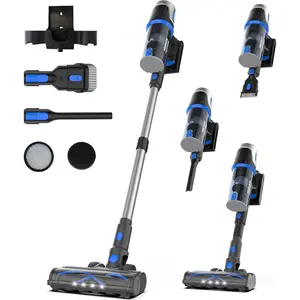 Cordless Vacuum Cleaner:65KPA 65Mins  Suction Stick Vacuum, Anti- Self-Standing Cordless Vacuum with  Screen LED Display, Detachable  Vacuum Cleaner for //Carpet