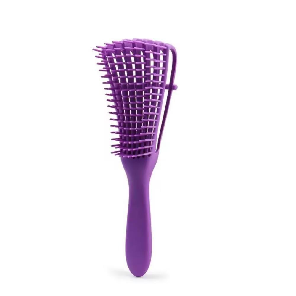 Hair massage comb, hair smoothing comb, random color octopus massage comb