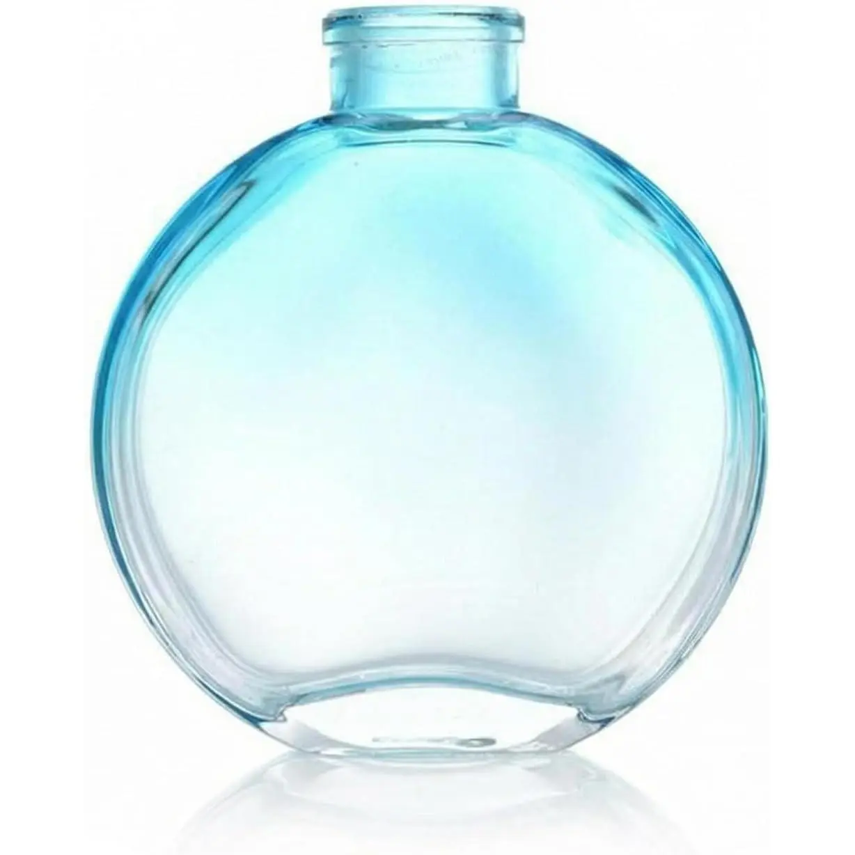 150ml/5oz Empty Blue Round Glass Diffuser Bottle Scented Container Decorative Diffuser Jars  Accessories Use for DIY
