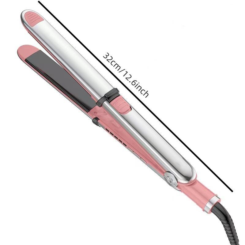 Stainless Steel Hair Straightener, Heated Hair Straightener Brush, Heating Ceramic Hair Straightening Brush, Curling Irons, Back to School Hairstyle Tool, Us Plug Heated Hair Styling Tools for Women