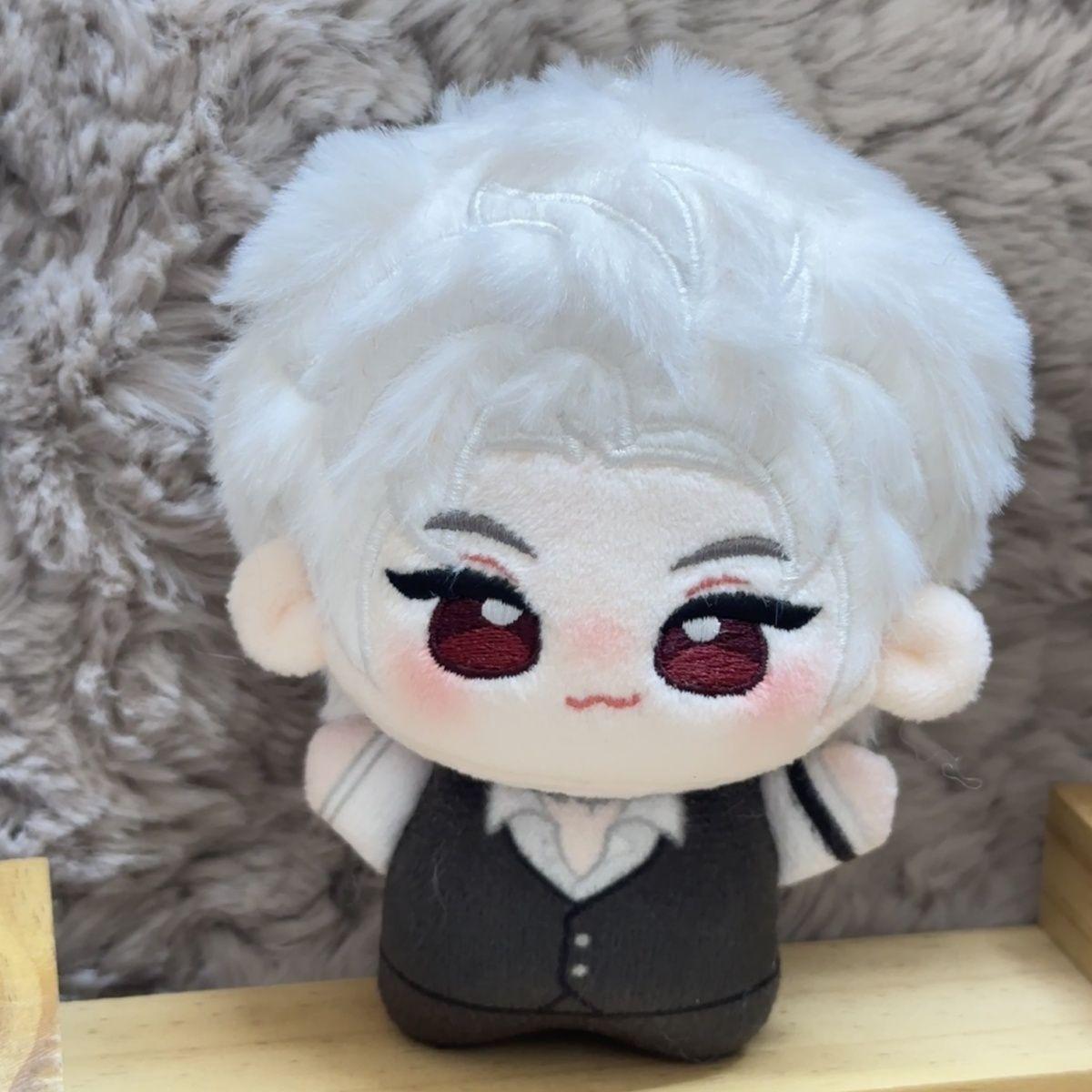 10cm Love And Deepspace Plush Rafayel Xavier Stuffed Plush Printed Body Figurine Statue Model Collection Decoration Kid Toy Gift