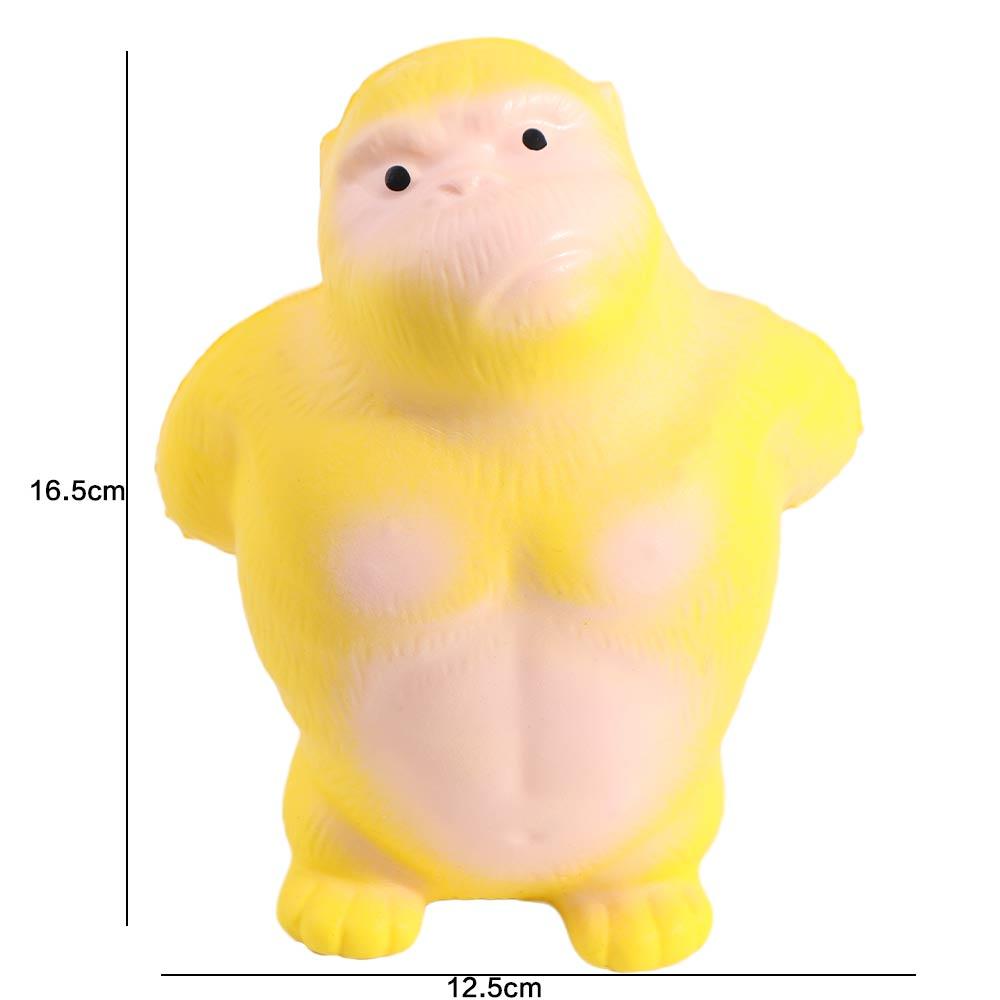 Orangutan Squeeze Vent Gorilla Slow Rebound Yellow Squeezing Monkey Toys Creative Funny Soft Glue Gorilla Toys Adults Gifts