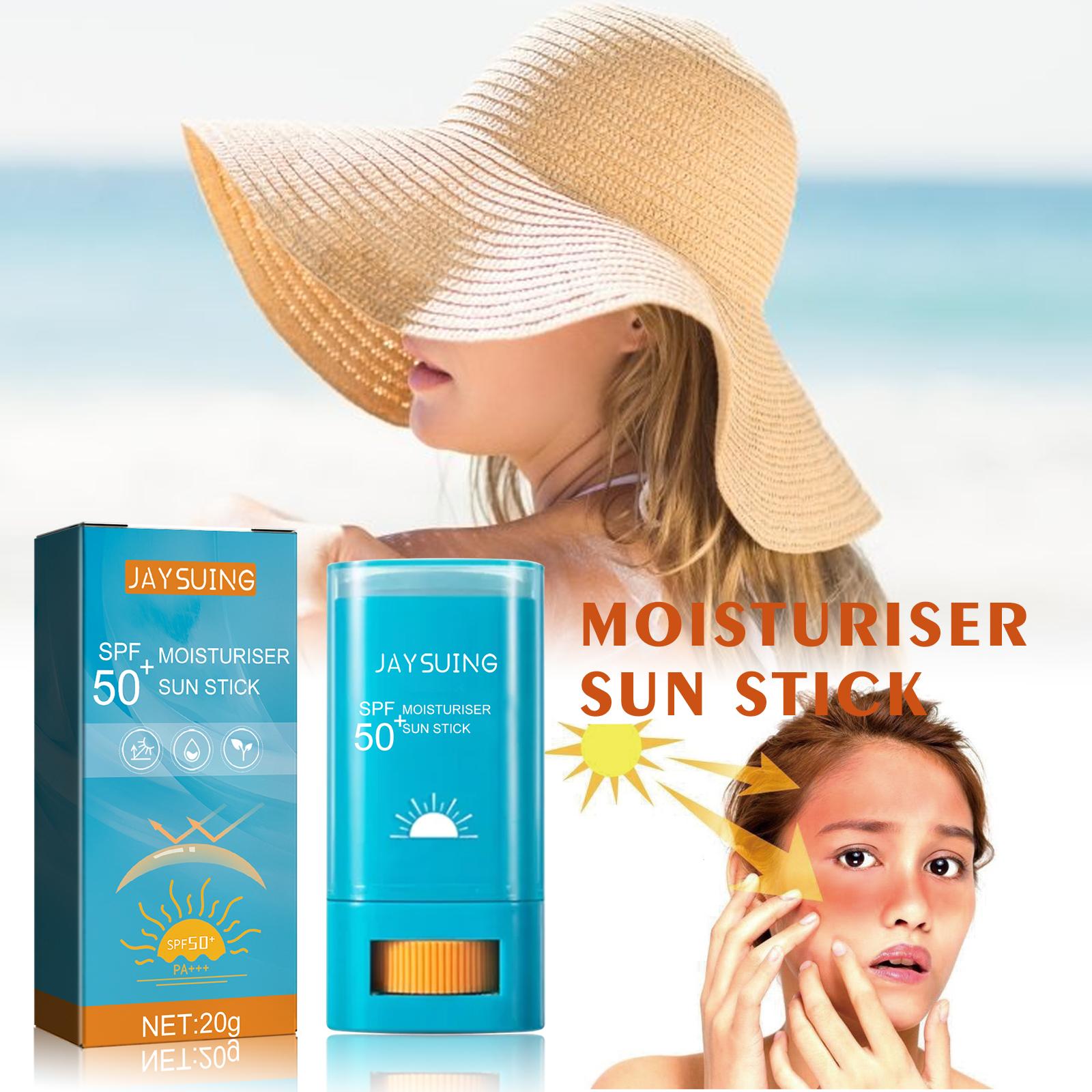 Jaysuing Moisturizing Protection Stick, Protection Refreshing Waterproof Anti-sweat Anti-UV Cream