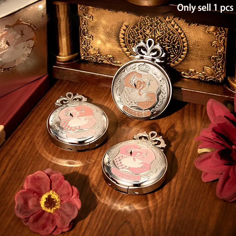 Ballet Single Color Blush Powder, Low Saturation Matte Finish, Flawless Enhancing Fine Texture, 3 Colors Available, Perfect for Beginners, Makeup Cosmetic, Makeup Beauty Cosmetics